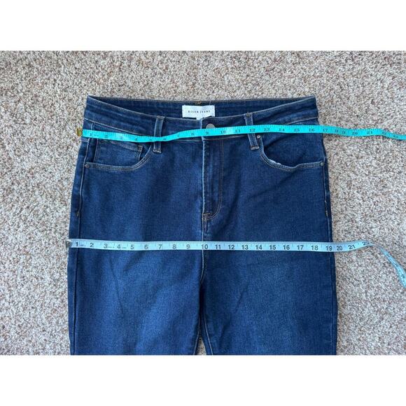 RISEN Jeans Woman's Jeans/Pants ,15/32, Blue Denim, Flare; TALL/LONG, Stretchy - Picture 5 of 11